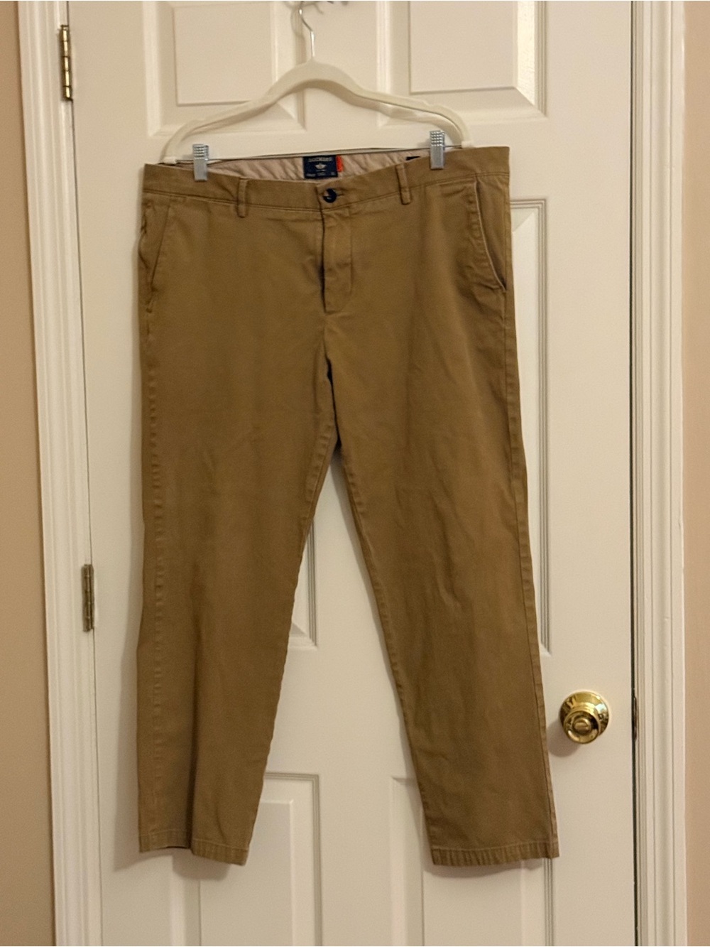 Dockers Men's Khaki Slim Straight Chinos - Tan